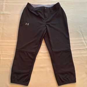 Black under armour softball pants